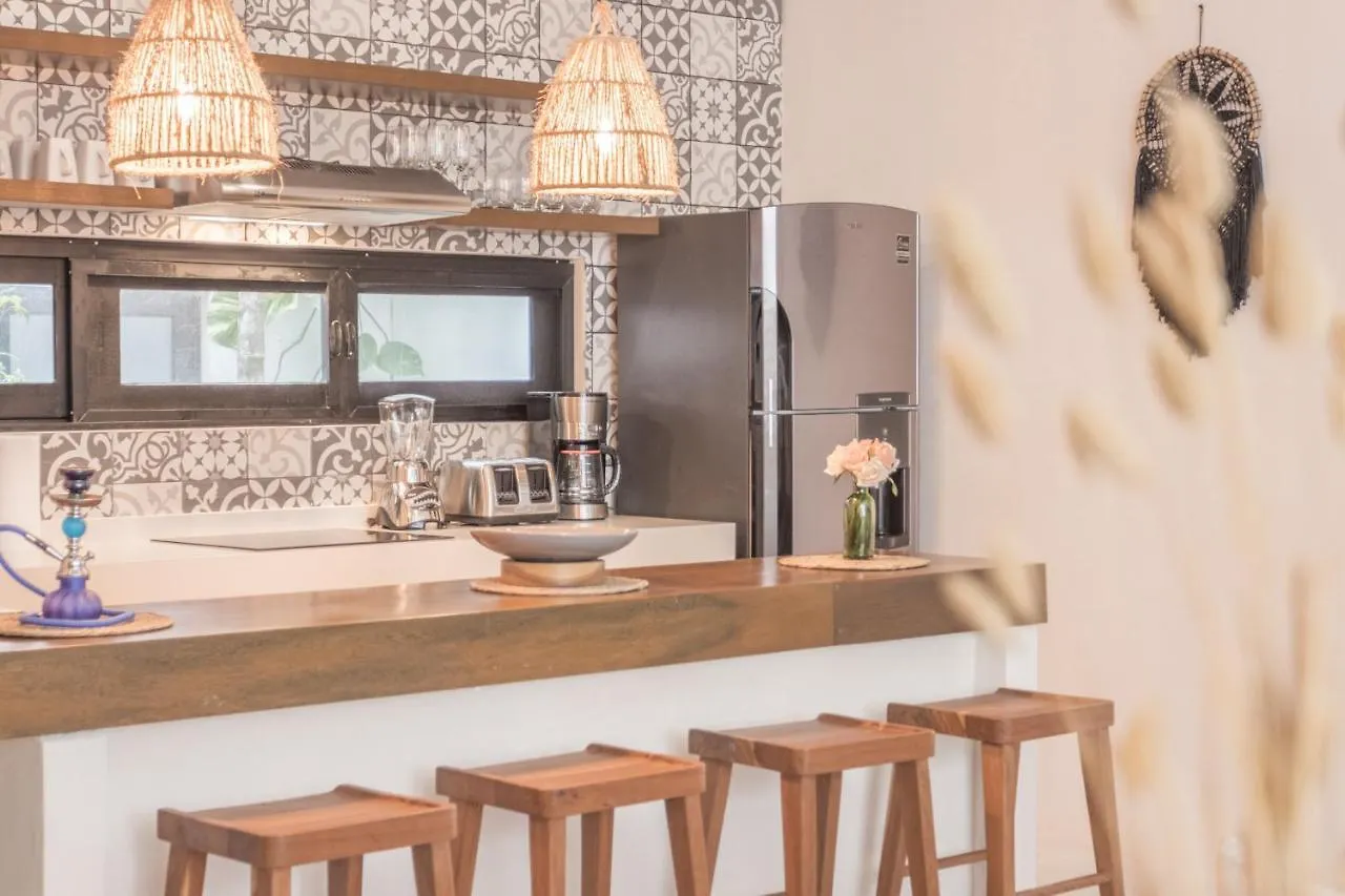 Lovely & Boho-Style 2Br Apartment Aldea Zama Insta-Worthy Pool, Uncovered Patio & Terrace Tulum Mexico
